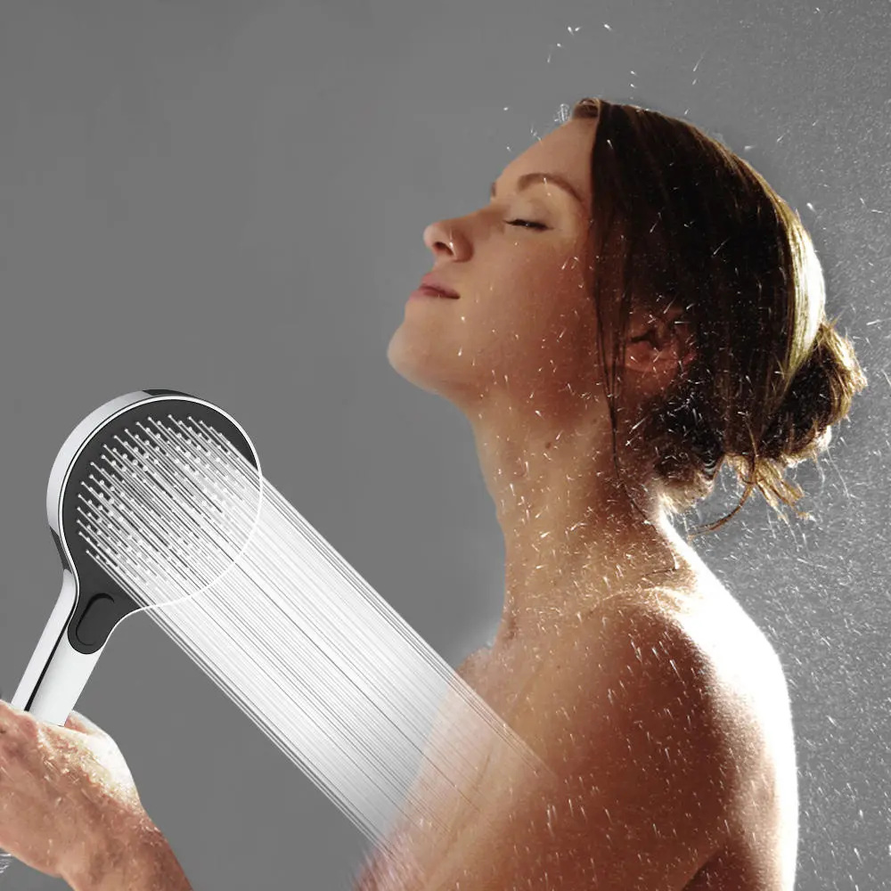 Abs Plastic Handheld Shower With Three Water Outlet